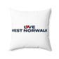 Love West Norwalk Spun Polyester Square Pillow