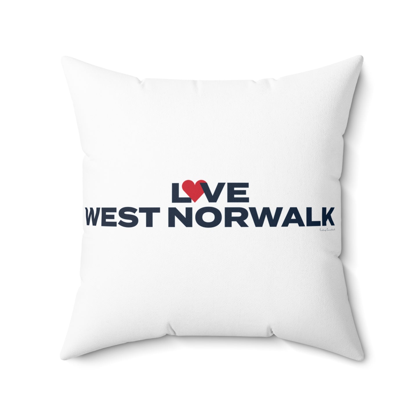 Love West Norwalk Spun Polyester Square Pillow