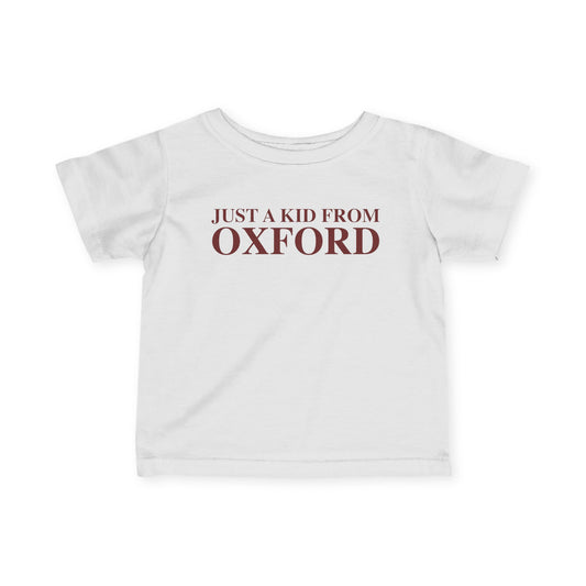 Just a kid from Oxford Infant Fine Jersey T-Shirt