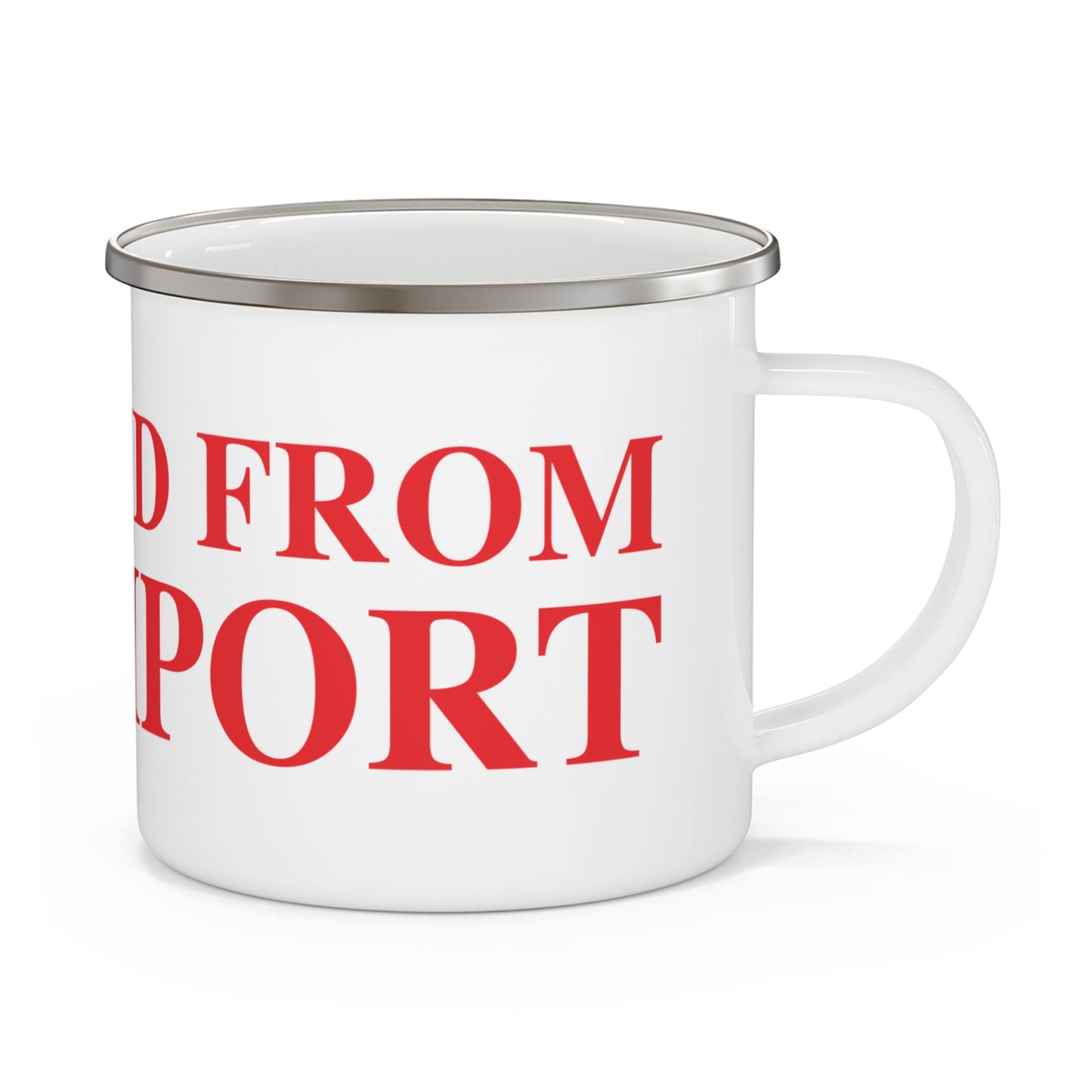 Just a kid from Southport  Enamel Camping Mug