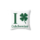 I Clover Colchester Spun Polyester Square Pillow