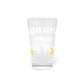 Orange is My Happy Place Pint Glass, 16oz