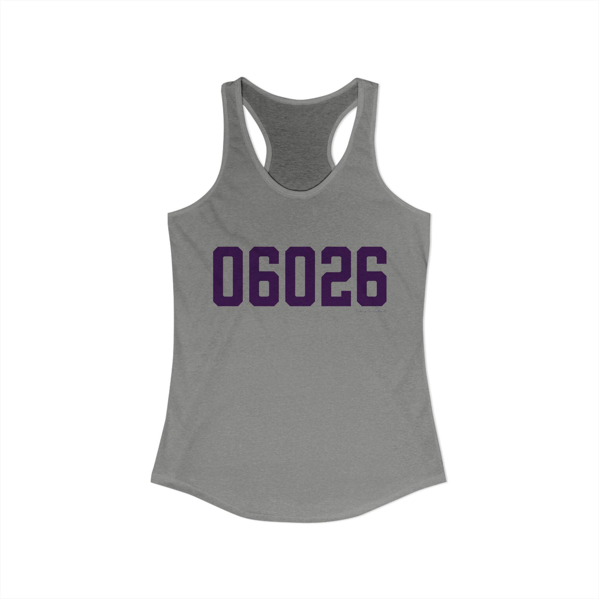 06026 East Granby Connecticut Zip Code Women's Ideal Racerback Tank Top