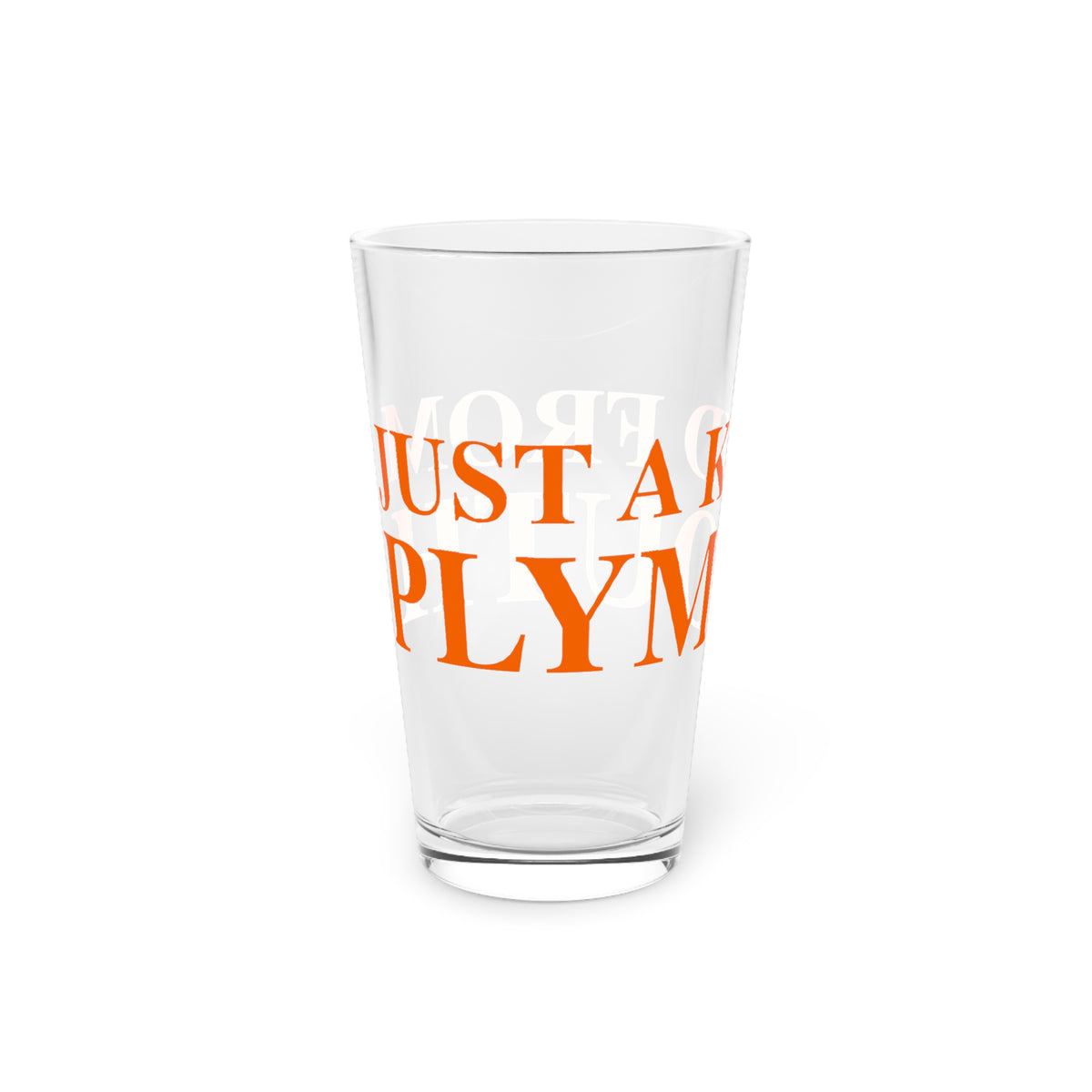Just a kid from Plymouth Pint Glass, 16oz