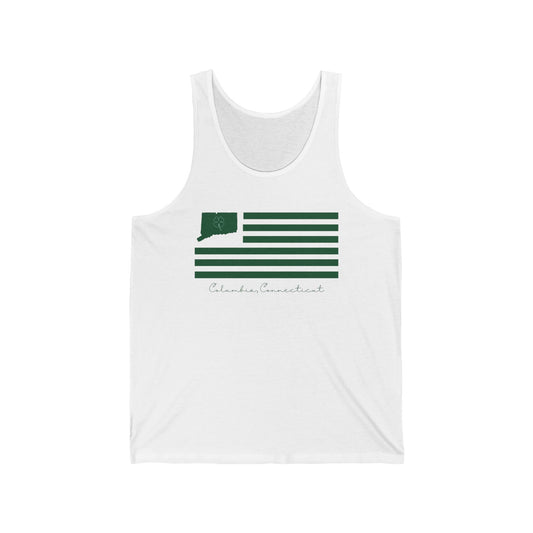 Columbia Connecticut St. Patrick’s Day Flag Unisex Jersey Tank Top