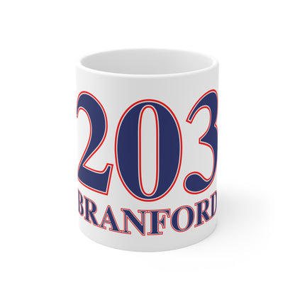 Branford Red, White & Blue Mug 11oz