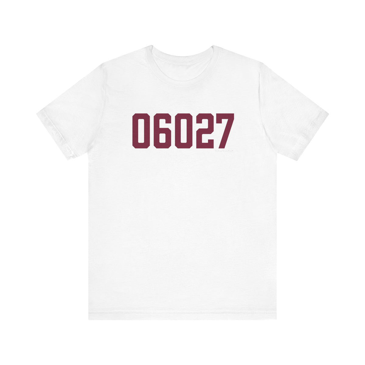 06027 Hartland Connecticut Zip Code Unisex Jersey Short Sleeve T-Shirt