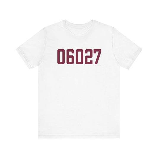 06027 Hartland Connecticut Zip Code Unisex Jersey Short Sleeve T-Shirt