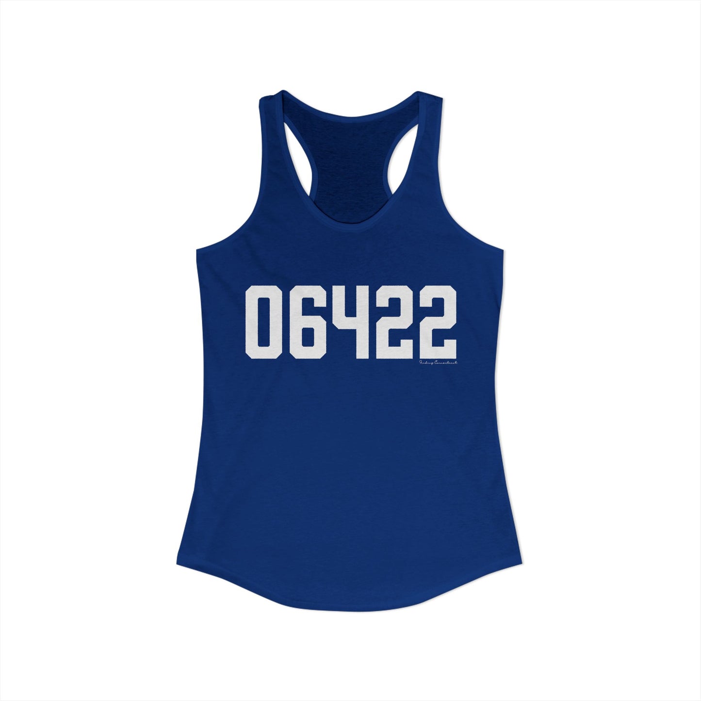 06422 Durham CT Zip Code Women's Ideal Racerback Tank Top