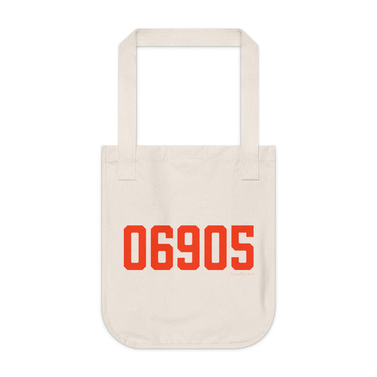 06905 Stamford Connecticut Zip Code Organic Canvas Tote Bag