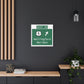 Vintage WCP Exit 66 Sign Matte Canvas, Stretched, 1.25"