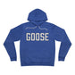 Goose Zip Code - White and Black Unisex Sponge Fleece Pullover Hoodie