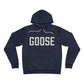 Goose Zip Code - White and Black Unisex Sponge Fleece Pullover Hoodie