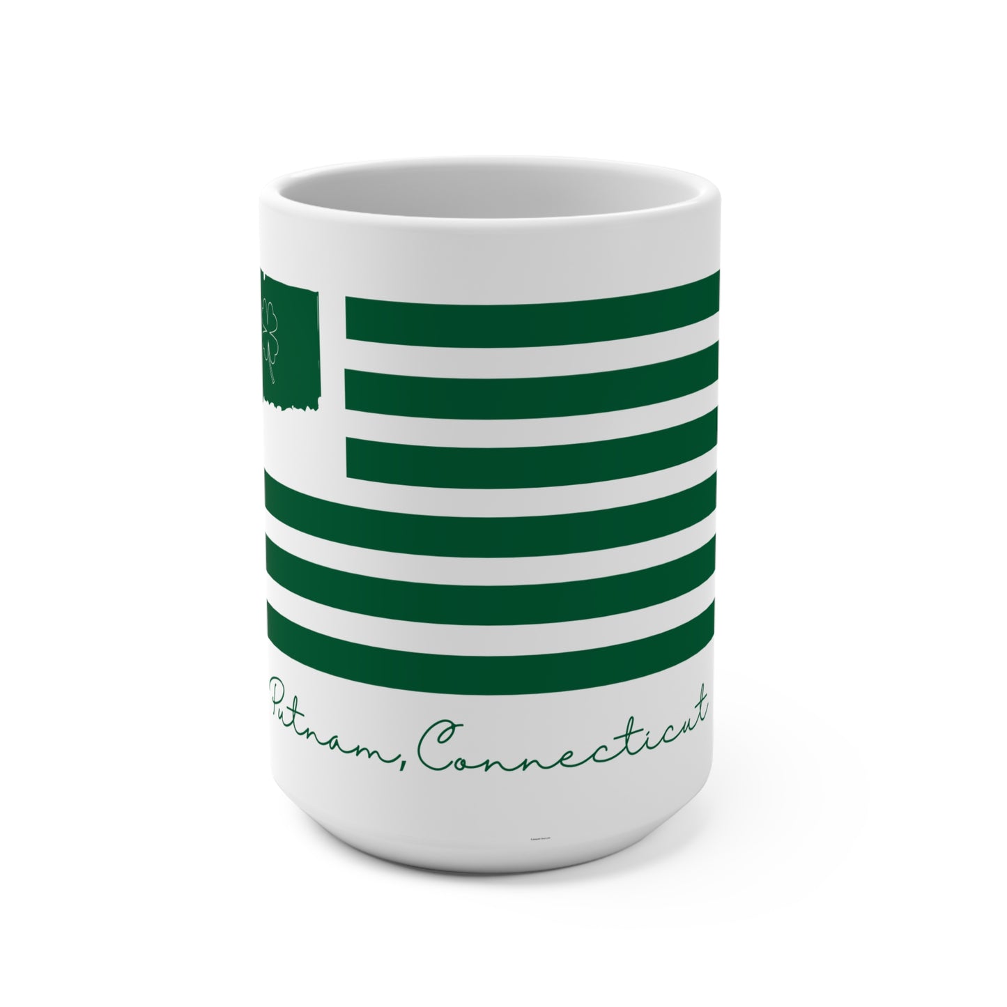 Putnam Connecticut St. Patrick’s Day Flag Mug 15oz