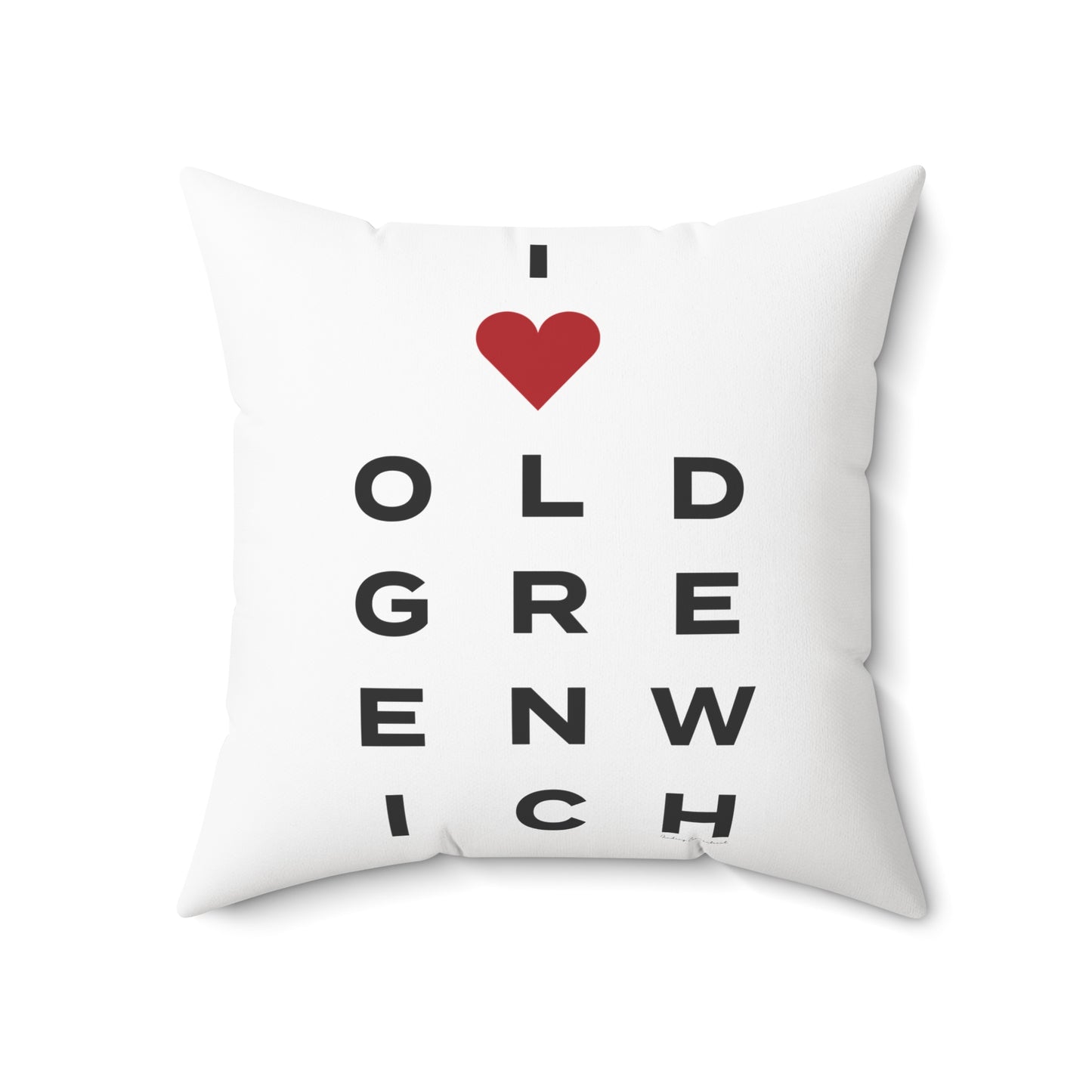 Old Greenwich Vision Spun Polyester Square Pillow
