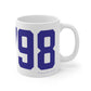 06798 Woodbury Connecticut Zip Code Mug 11oz