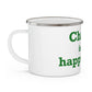 Chaplin is My Happy Place Enamel Camping Mug