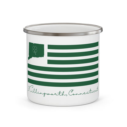 Killingworth Connecticut St. Patrick’s Day Flag Enamel Camping Mug
