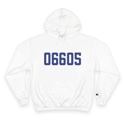 06605 Bridgeport Connecticut Zip Code Champion Hoodie Sweatshirt