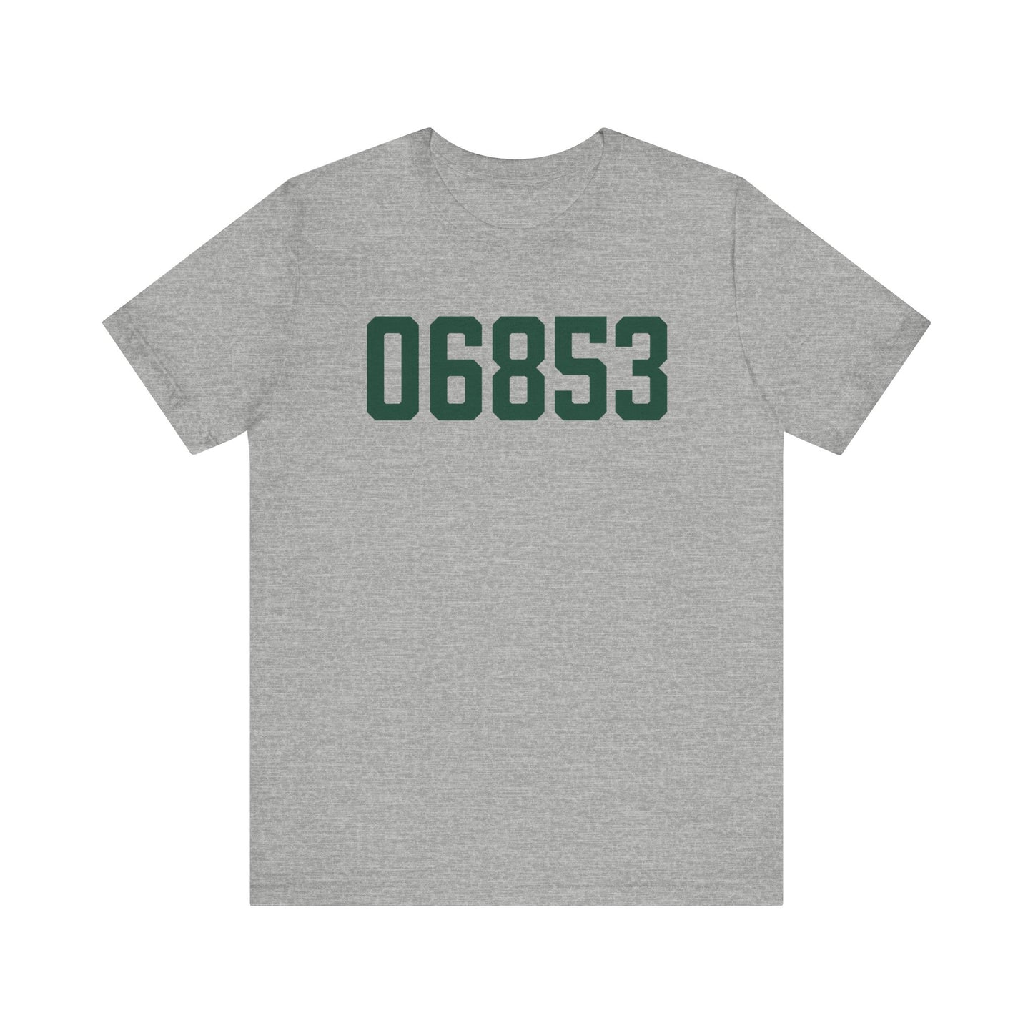 06853 Norwalk Connecticut Zip Code Unisex Jersey Short Sleeve T-Shirt