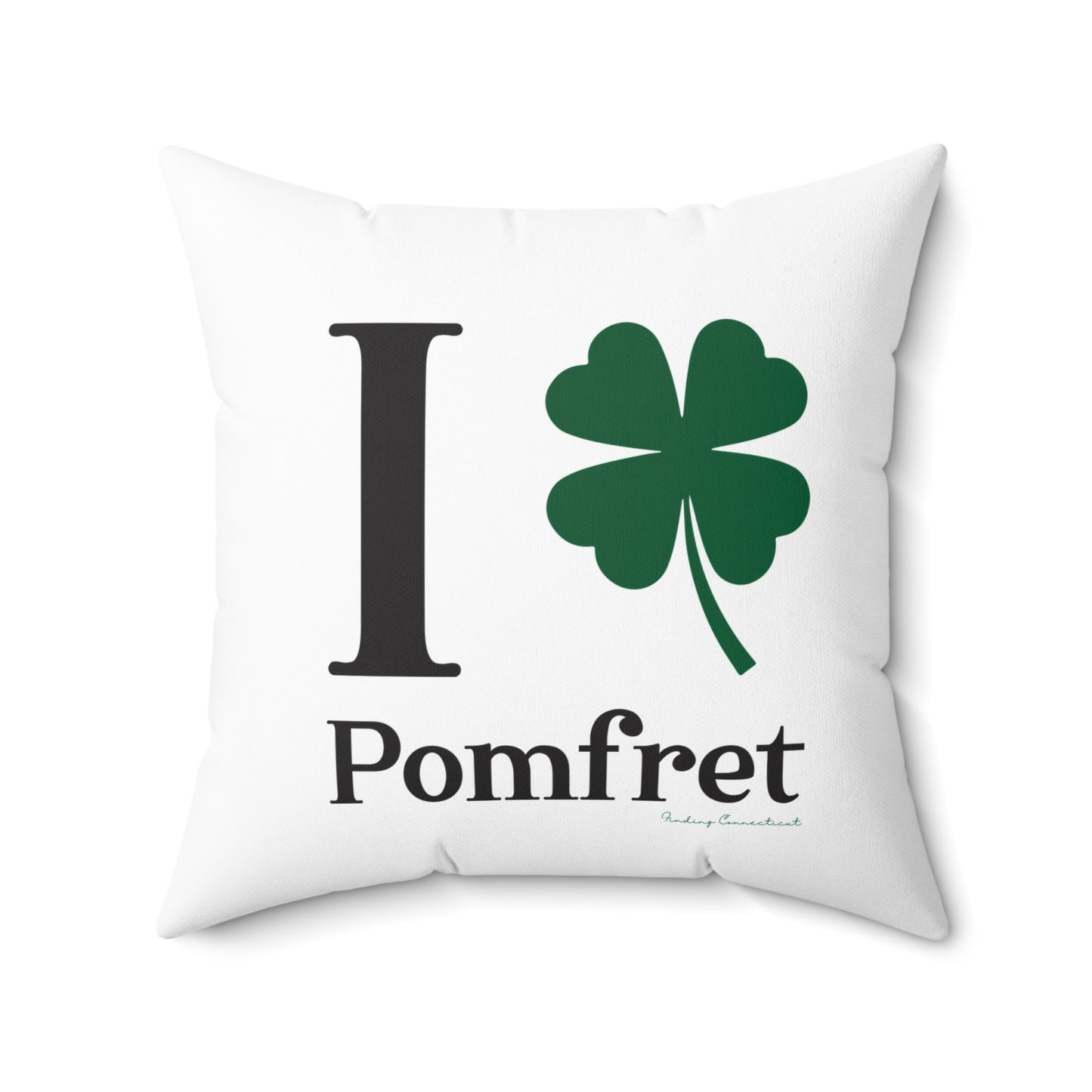 I Clover Pomfret Spun Polyester Square Pillow