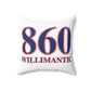 860 Willimantic Red, White & Blue Spun Polyester Square Pillow