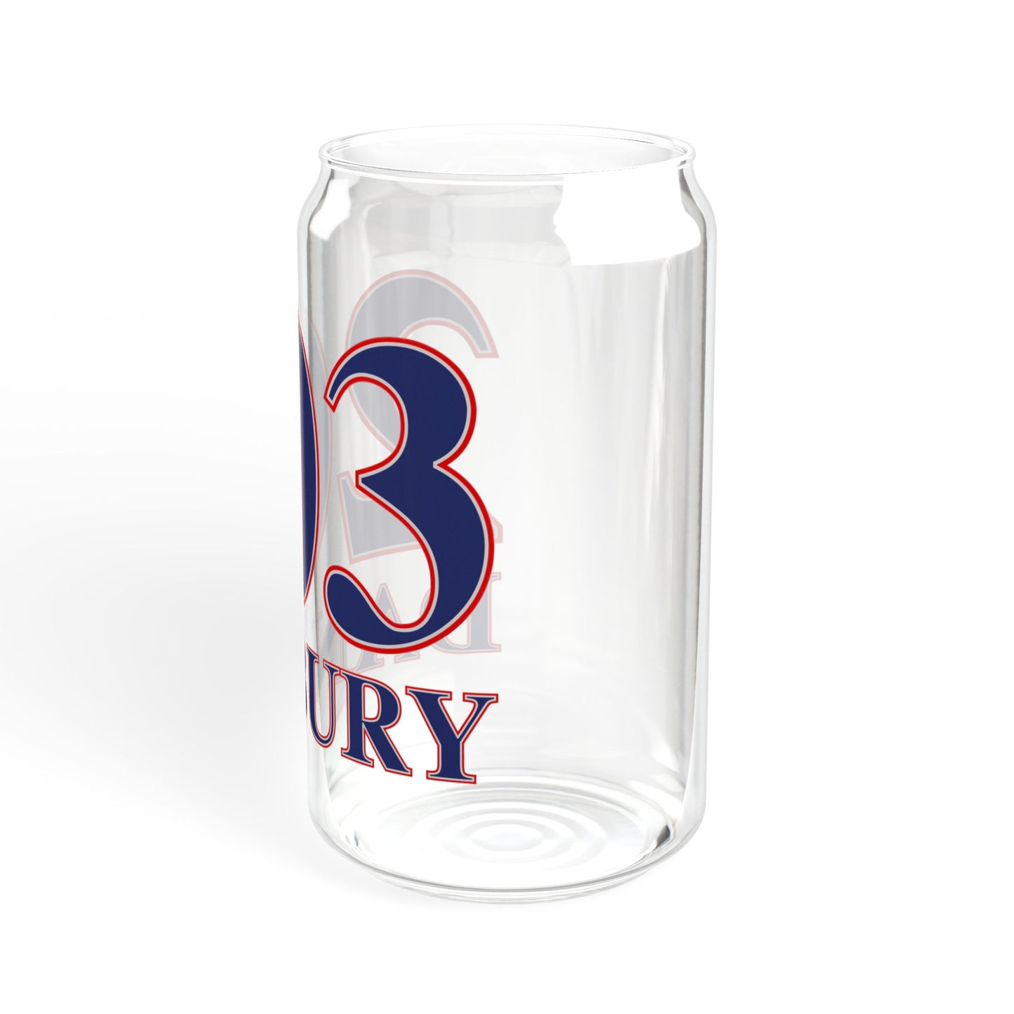 203 Danbury Red, White & Blue Sipper Glass, 16oz