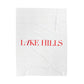 41 Tilt Lake Hills Velveteen Plush Blanket