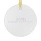Love Fairfield Beach Glass Ornaments