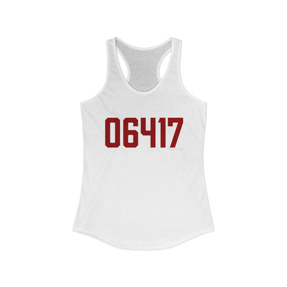 06417 Deep River Connecticut Zip Code Women's Ideal Racerback Tank Top