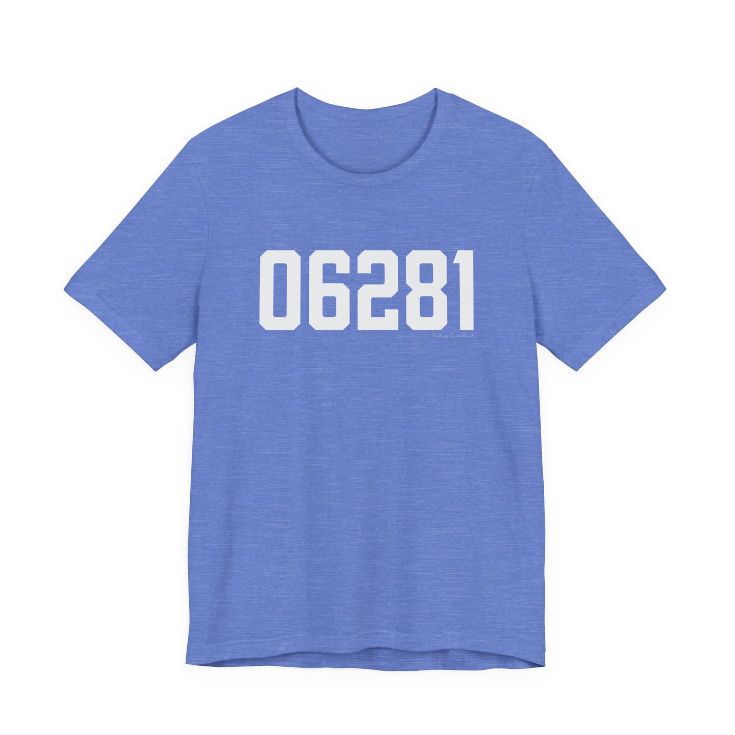 06281 Woodstock CT Zip Code Unisex Jersey Short Sleeve T-Shirt