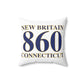 New Britain 860 Connecticut Polyester Square Pillow