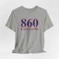 860 East Lyme Red White & Blue Unisex Jersey Short Sleeve T-Shirt