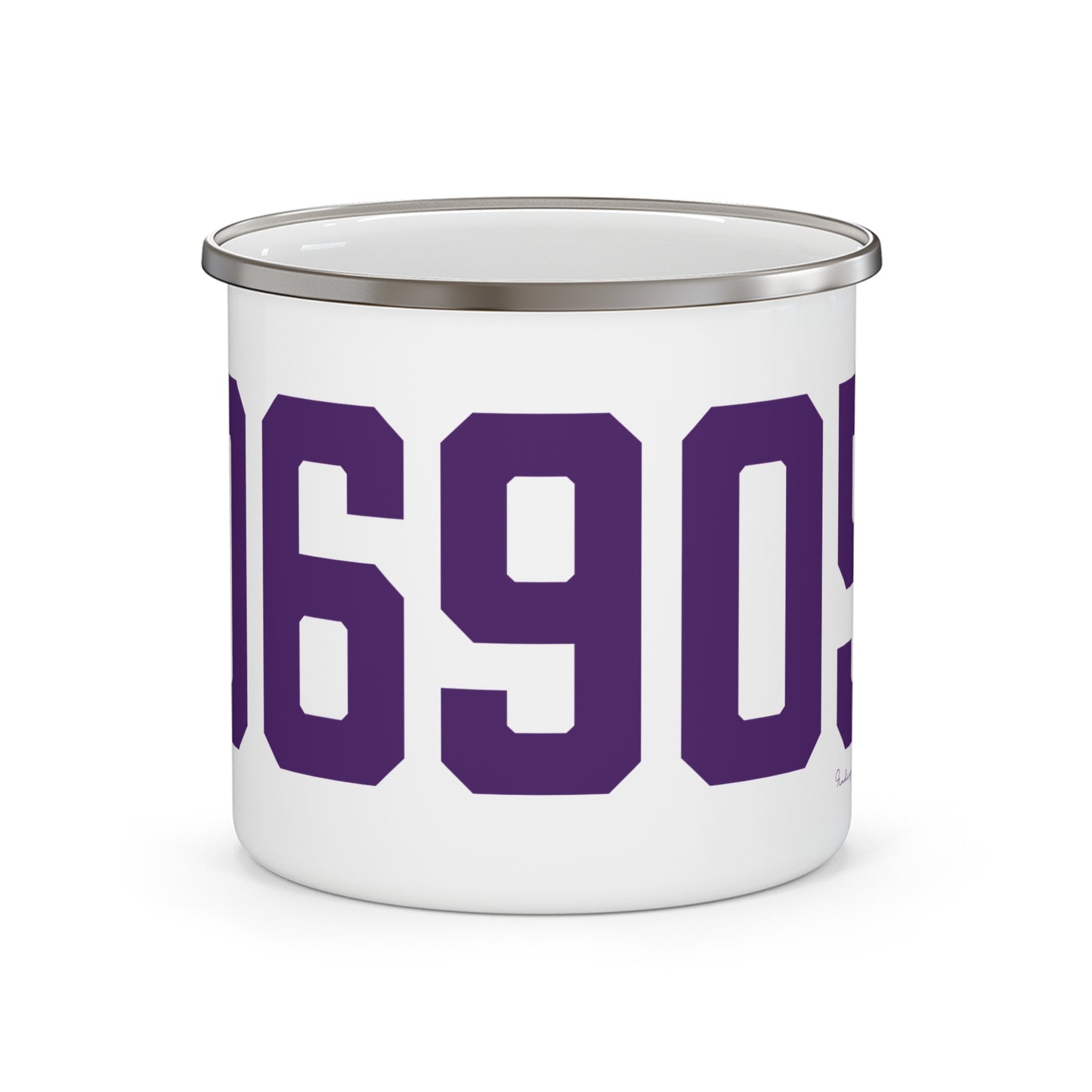 06905 Stamford Connecticut Zip Code Enamel Camping Mug