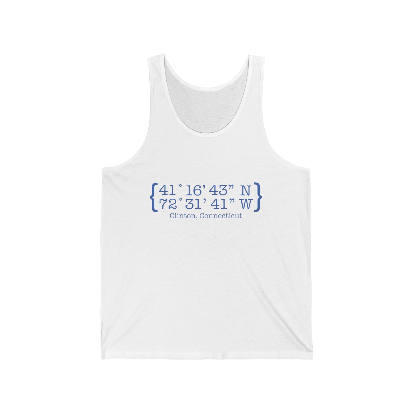 Clinton Coordinates Unisex Jersey Tank