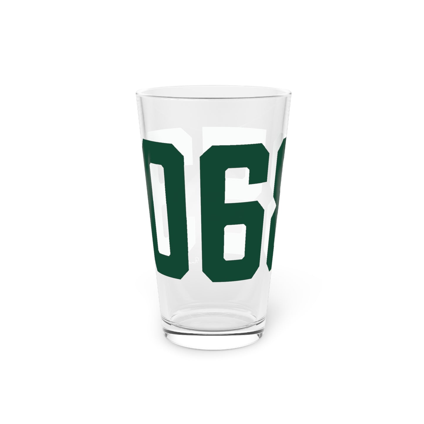 06853 Norwalk Connecticut Zip CodePint Glass, 16oz