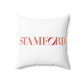 41 Tilt Stamford Spun Polyester Square Pillow