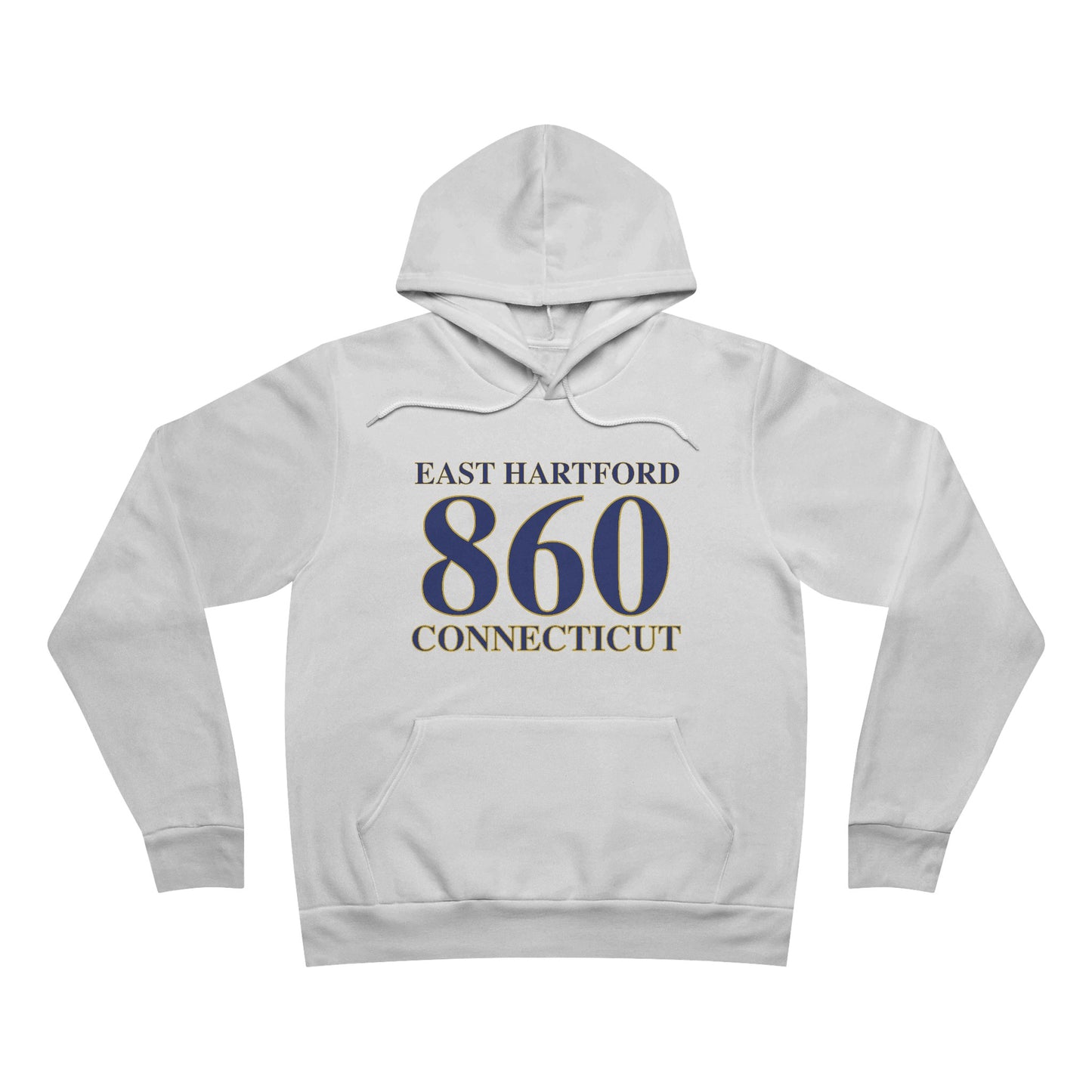 East Hartford 860 Connecticut Unisex Sponge Fleece Pullover Hoodie