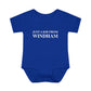 Just a kid from Windham Infant Baby Rib Bodysuit