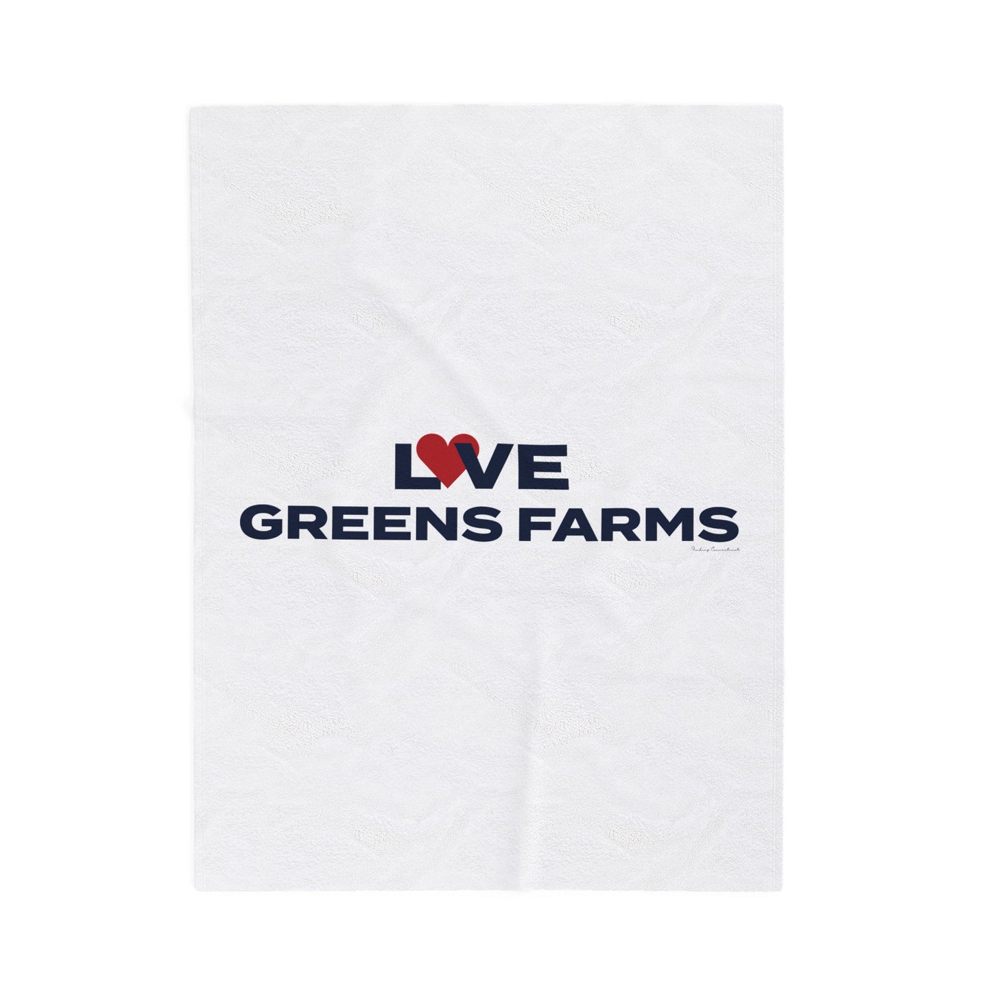 Love Greens Farms Velveteen Plush Blanket
