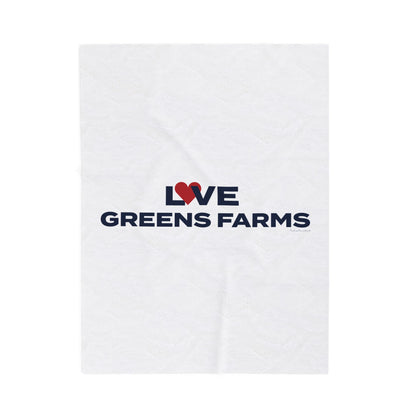 Love Greens Farms Velveteen Plush Blanket