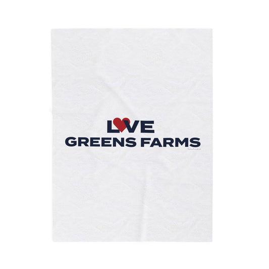 Love Greens Farms Velveteen Plush Blanket