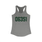 06351 Griswold Connecticut Zip Code  Women's Ideal Racerback Tank Top