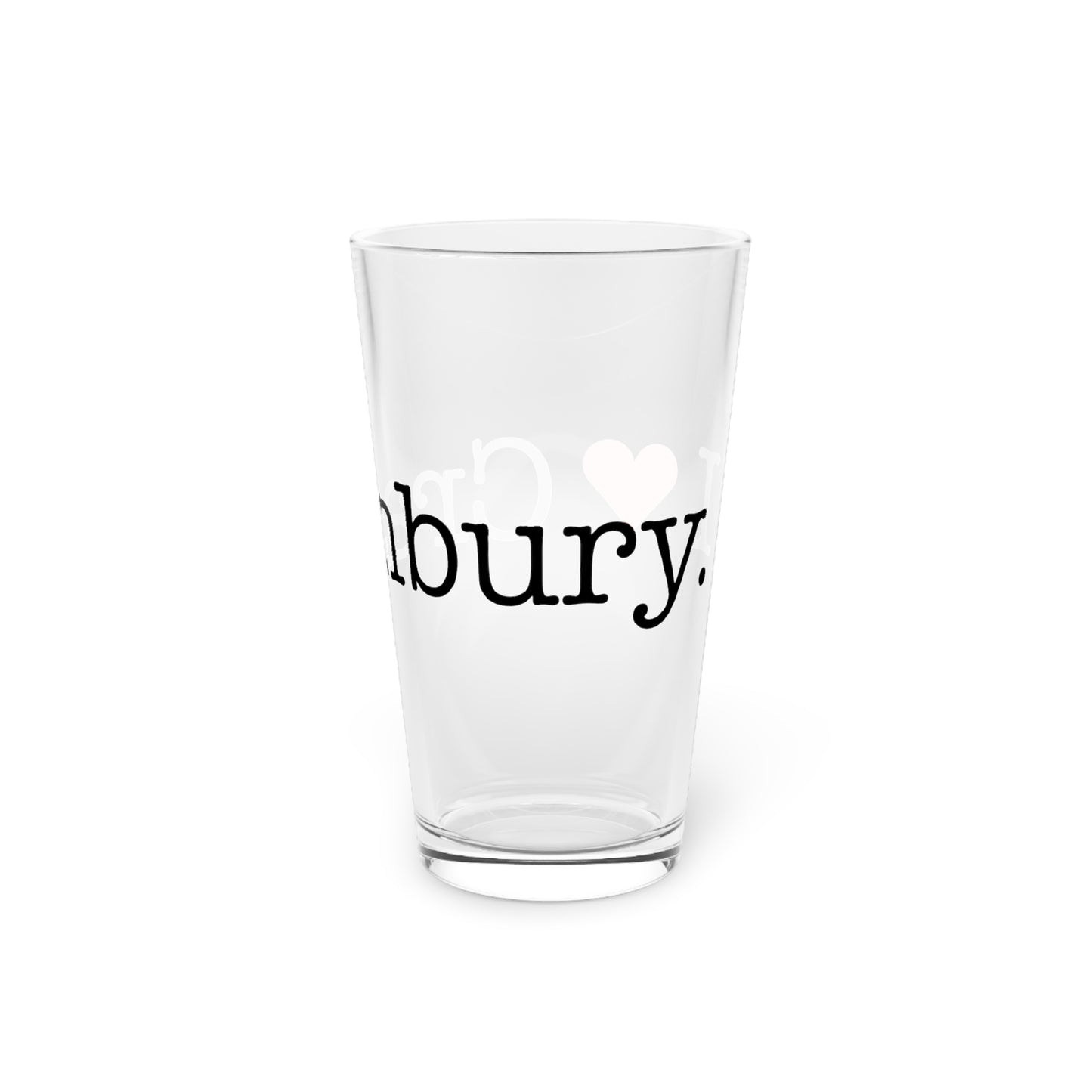I Heart Cranbury. Pint Glass, 16oz