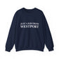 Just a kid from Westport Unisex Heavy Blend™ Crewneck Sweatshirt