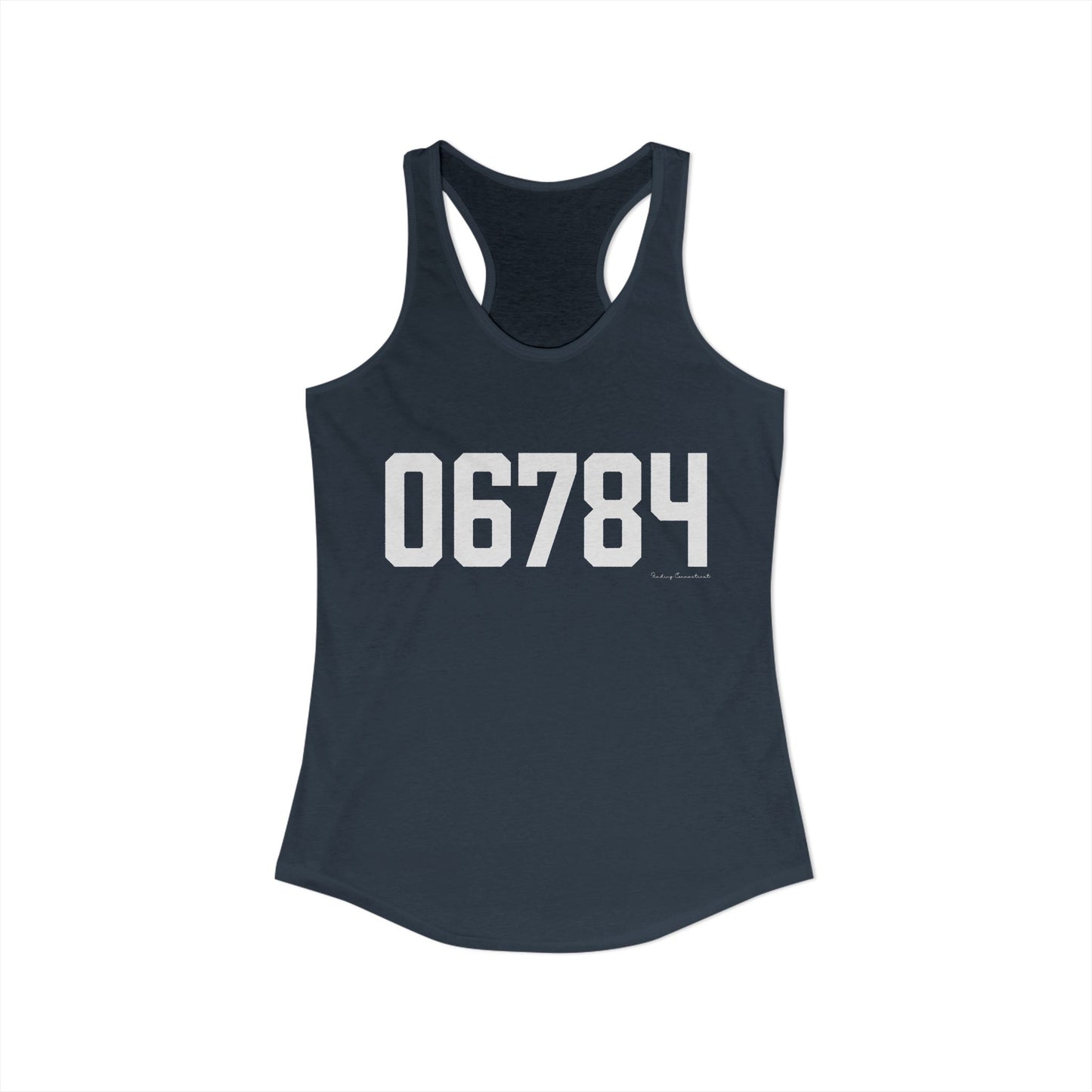 06784 Sherman CT Zip Code Women's Ideal Racerback Tank Top