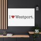 I Heart Westport. Matte Canvas, Stretched, 1.25"