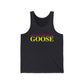 Just a kid listening to Goose - Yellow & Pink Unisex Jersey Tank Top