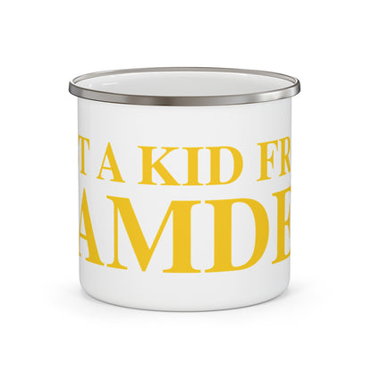 Just a kid from Hamden Enamel Camping Mug