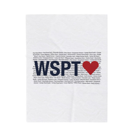 Westport Love Velveteen Plush Blanket